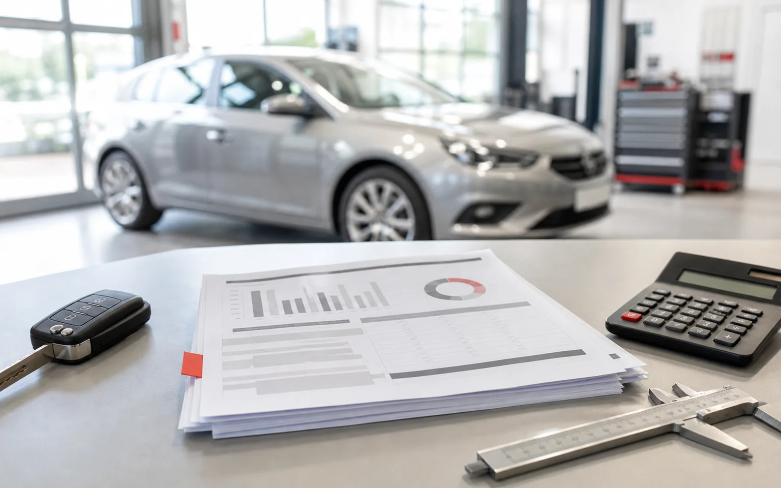 Fahrzeugunterlagen und Bewertungssituation für Marktwertermittlung